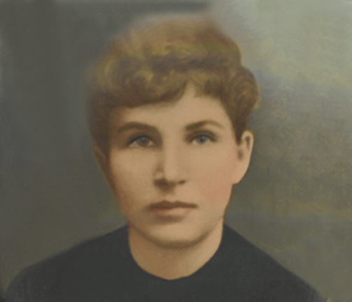 Hand colored photo Nancy Wilkinson