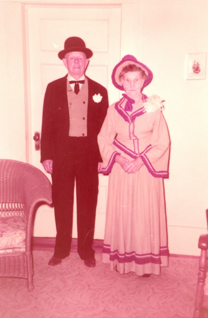 Dressed for celebrating 1956 Kerr County Centennial